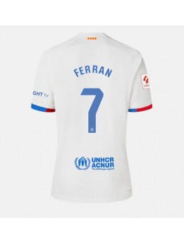 Ženski Nogometna dresi replika Barcelona Ferran Torres #7 Gostujoči 2023-24 Kratek rokav